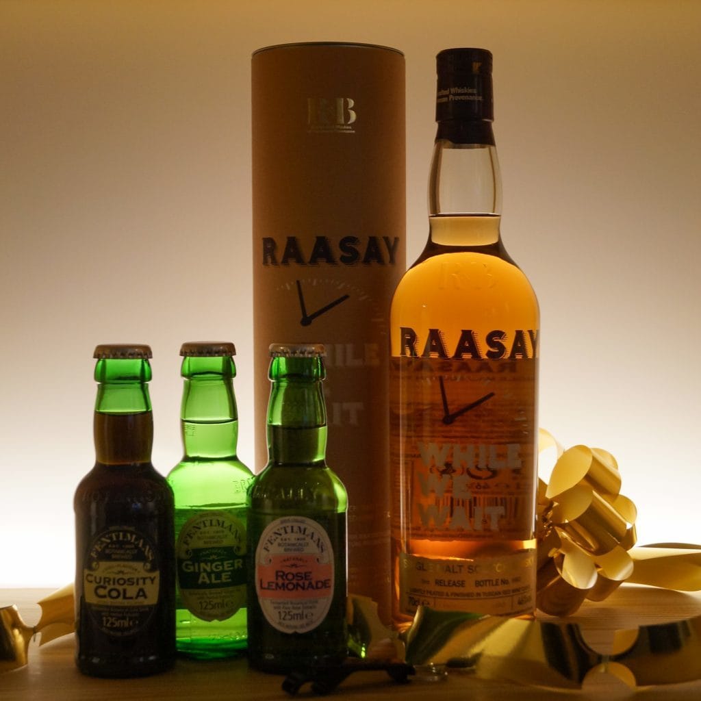 Christmas Gift Set Raasay While We Wait and Fentimans Cocktail