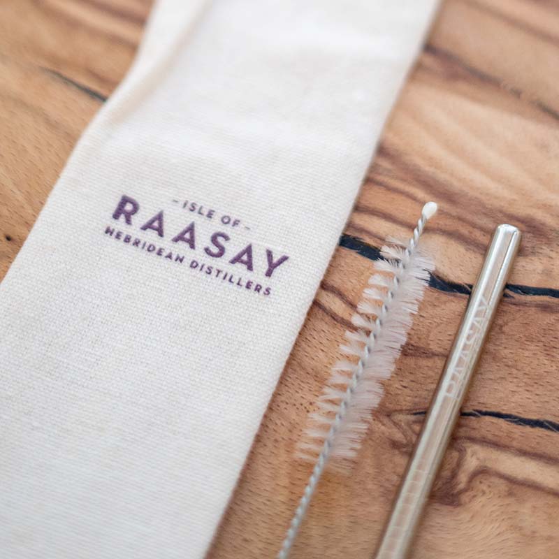 Isle of Raasay Distillery Metal Straw Set