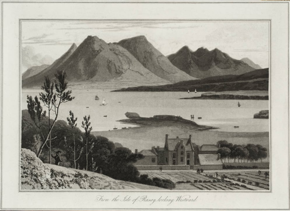 Raasay House - Depiction by William Daniel 
