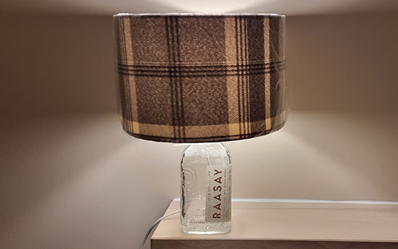 Upcycled Whisky Bottle Lamp