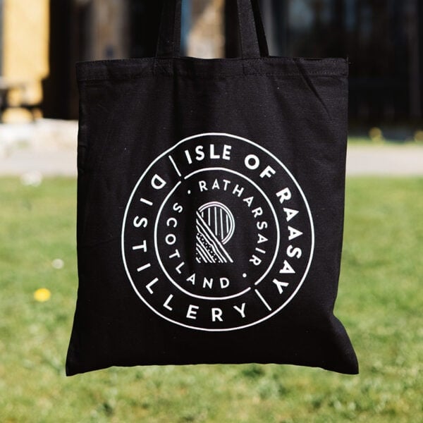 Raasay Distillery Branded Black Tote Bag